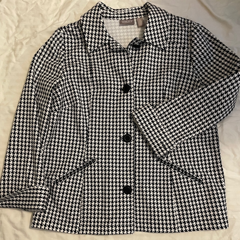 Perfect Stretch Houndstooth Jacket